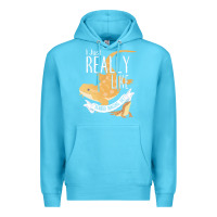 Ocean Blue bearded dragons i just really like bearded dragons Premium Hoodie - lanVoArt