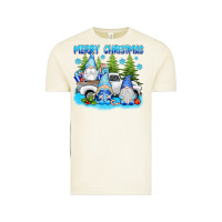 Vintage Arctic merry christmas gnomies Vintage Tee - texasbilliewilder