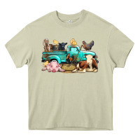 Mossy Farm Animals Truck Heavy Core Tee - BundleAndBundleShop