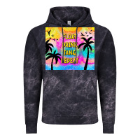 Cloud Black float drink tan & repeat Vintage Hoodie - TumblerDesignByShophia