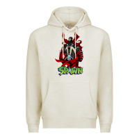 Oatmeal Heather spawn Premium Hoodie - lanVoArt