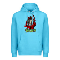 Ocean Blue spawn Premium Hoodie - lanVoArt