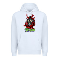White spawn Premium Hoodie - lanVoArt
