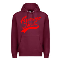 Burgundy average joe's gym 1 Premium Hoodie - lanVoArt