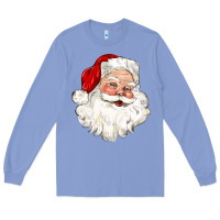 Colony Blue santa claus Long Sleeve Tee - CowGirlArtShop
