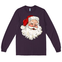 Plum santa claus Long Sleeve Tee - CowGirlArtShop