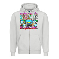 Dove Grey captain of the struggle bus bus Zipper Hoodie - CowhideDigitalArt