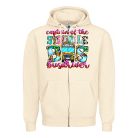 Sandshell captain of the struggle bus bus Zipper Hoodie - CowhideDigitalArt