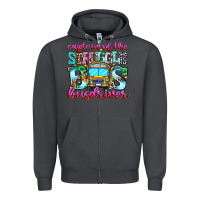 Smoke captain of the struggle bus bus Zipper Hoodie - CowhideDigitalArt