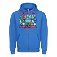 True Royal captain of the struggle bus bus Zipper Hoodie - CowhideDigitalArt