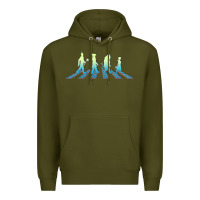 Army Green wizard of oz abbey brick road Premium Hoodie - lanVoArt