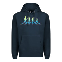 Navy wizard of oz abbey brick road Premium Hoodie - lanVoArt