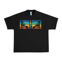 Black retro summer Urban Heavy Tee - TumblerDesignByShophia
