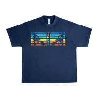Navy retro summer Urban Heavy Tee - TumblerDesignByShophia