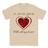 Mushroom I love you with all my heart Classic Tee - Bettercallsaul