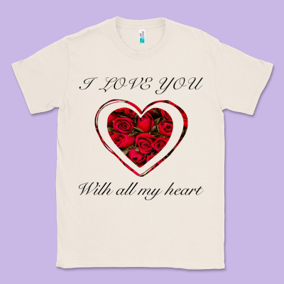 I Love You With All My Heart Classic Tee Designed By Bettercallsaul