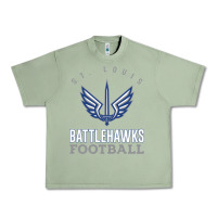 Oil Green stl battlehawks football! xfl Urban Heavy Tee - lanVoArt