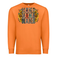 Carrot mama sunflower western Premium Sweatshirt - RacoonDesign