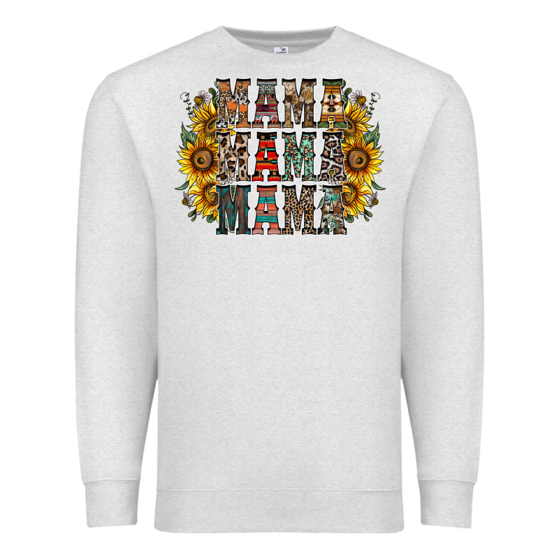 Mama Sunflower Western Premium Sweatshirt by RacoonDesign | Teevron