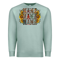 Seafoam mama sunflower western Premium Sweatshirt - RacoonDesign