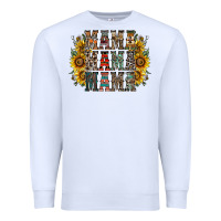 White mama sunflower western Premium Sweatshirt - RacoonDesign