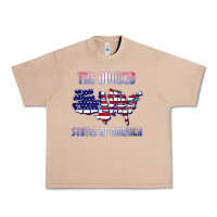 Burro the divided states of america political humor usa map t shirt Urban Heavy Tee - lanVoArt