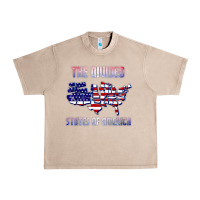 French Oak the divided states of america political humor usa map t shirt Urban Heavy Tee - lanVoArt