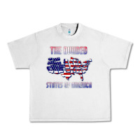 Lunar Rock the divided states of america political humor usa map t shirt Urban Heavy Tee - lanVoArt
