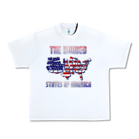 White the divided states of america political humor usa map t shirt Urban Heavy Tee - lanVoArt