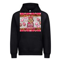 Black easter pink camouflage egg hunter  bunny Urban Hoodie - BarkalooDesign