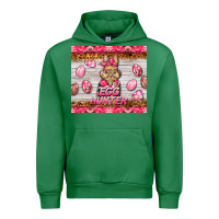 Emerald easter pink camouflage egg hunter  bunny Urban Hoodie - BarkalooDesign