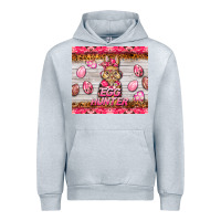 Heather Grey easter pink camouflage egg hunter  bunny Urban Hoodie - BarkalooDesign