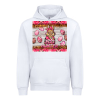 White easter pink camouflage egg hunter  bunny Urban Hoodie - BarkalooDesign