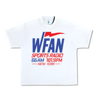 White wfan sports radio new york Urban Heavy Tee - lanVoArt