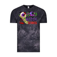 Cloud Black Bad witch vibes Vintage Tee - NancyCooperArtShop