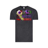 Vintage Black Bad witch vibes Vintage Tee - NancyCooperArtShop