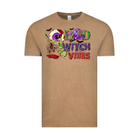 Vintage Coffee Bad witch vibes Vintage Tee - NancyCooperArtShop