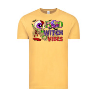 Vintage Mustard Bad witch vibes Vintage Tee - NancyCooperArtShop