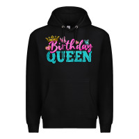 Black birthday queen Premium Hoodie - BundleAndBundleShop