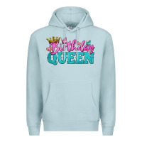 Blue Mist birthday queen Premium Hoodie - BundleAndBundleShop