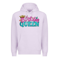 Lilac birthday queen Premium Hoodie - BundleAndBundleShop