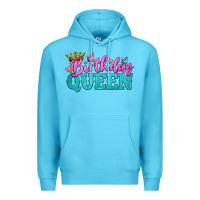 Ocean Blue birthday queen Premium Hoodie - BundleAndBundleShop