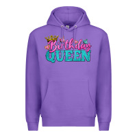 Purple birthday queen Premium Hoodie - BundleAndBundleShop
