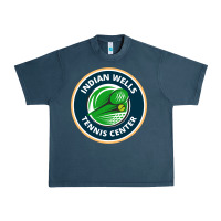 Midnight Navy indian wells tennis center Urban Heavy Tee - lanVoArt