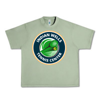 Oil Green indian wells tennis center Urban Heavy Tee - lanVoArt
