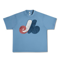 Pebble Blue montreal expos Urban Heavy Tee - lanVoArt