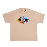 Burro se bikes bmx bicycle on fire sport blue red Urban Heavy Tee - lanVoArt