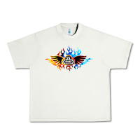 Pistachio se bikes bmx bicycle on fire sport blue red Urban Heavy Tee - lanVoArt