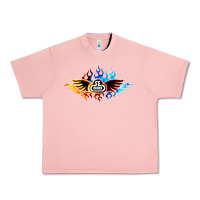 Salmon se bikes bmx bicycle on fire sport blue red Urban Heavy Tee - lanVoArt