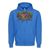 True Royal best granny ever western theme Zipper Hoodie - CowhideDigitalArt